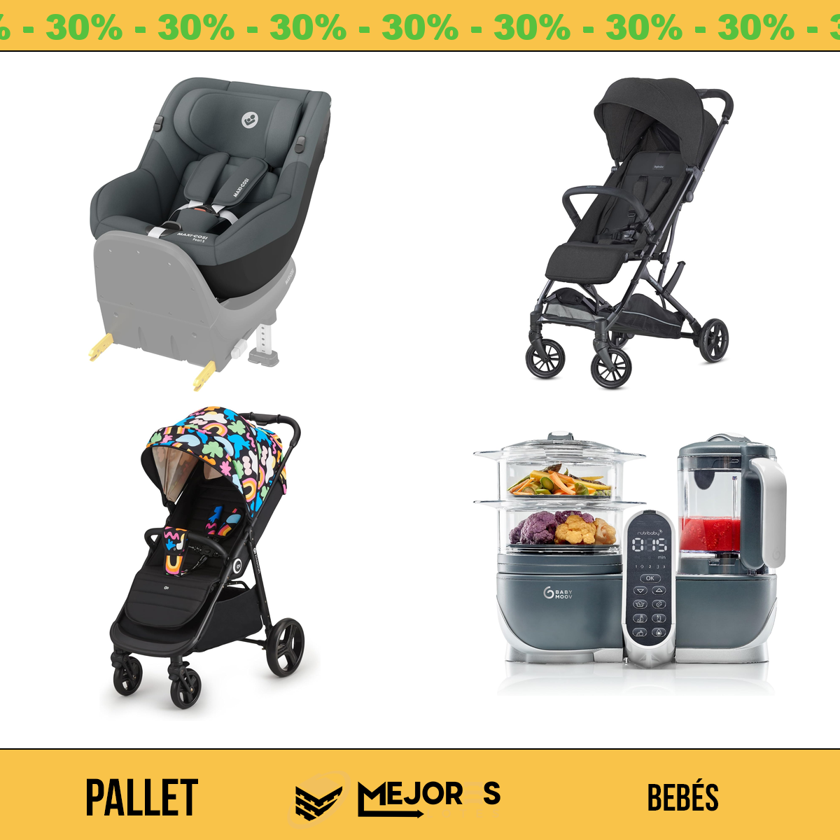 Pallet de 21 Items Sin Revisar, Bebes, Lote #10212521