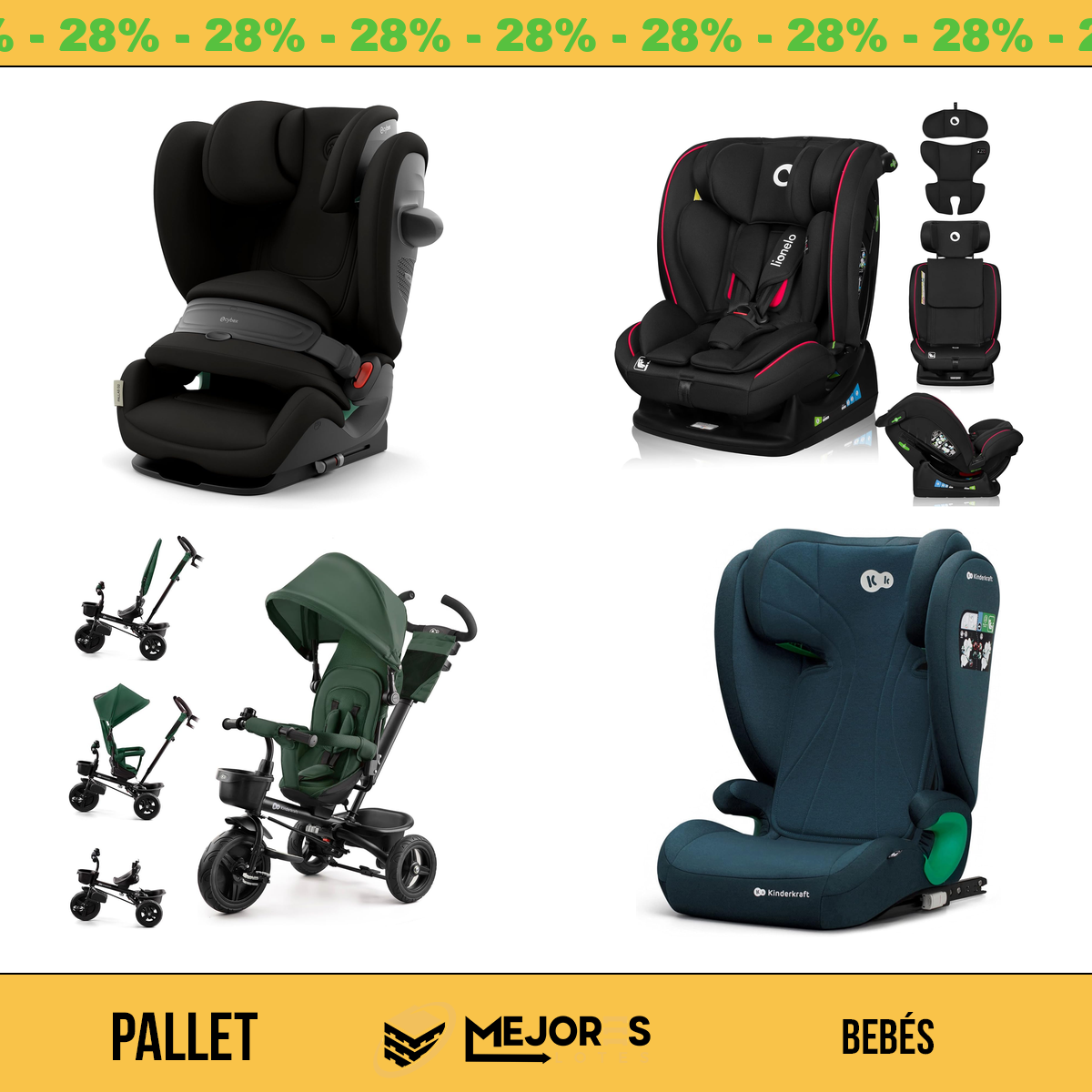 Pallet de 19 Items Sin Revisar, Bebes, Lote #10212525