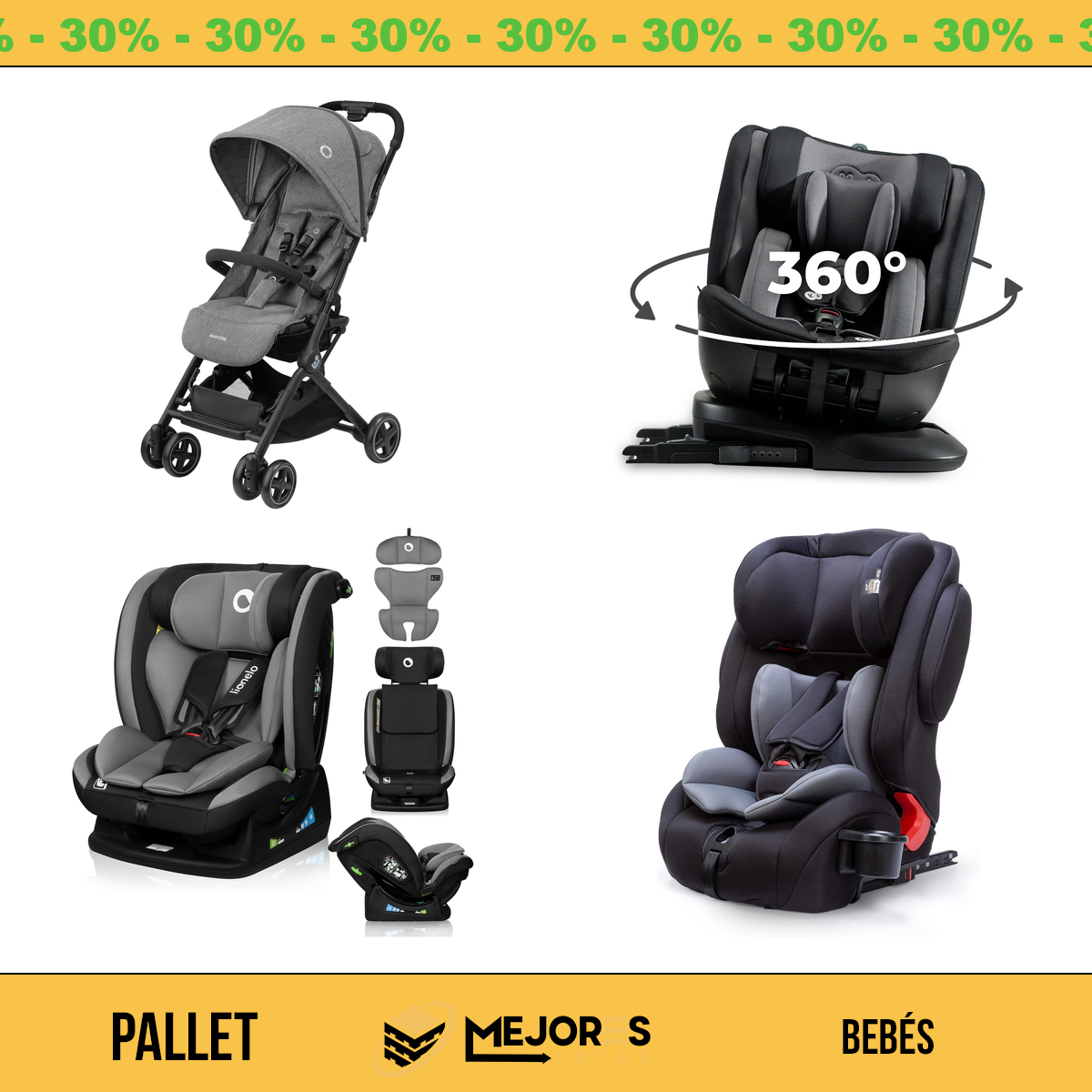 Pallet de 21 Items Sin Revisar, Bebes, Lote #10212542