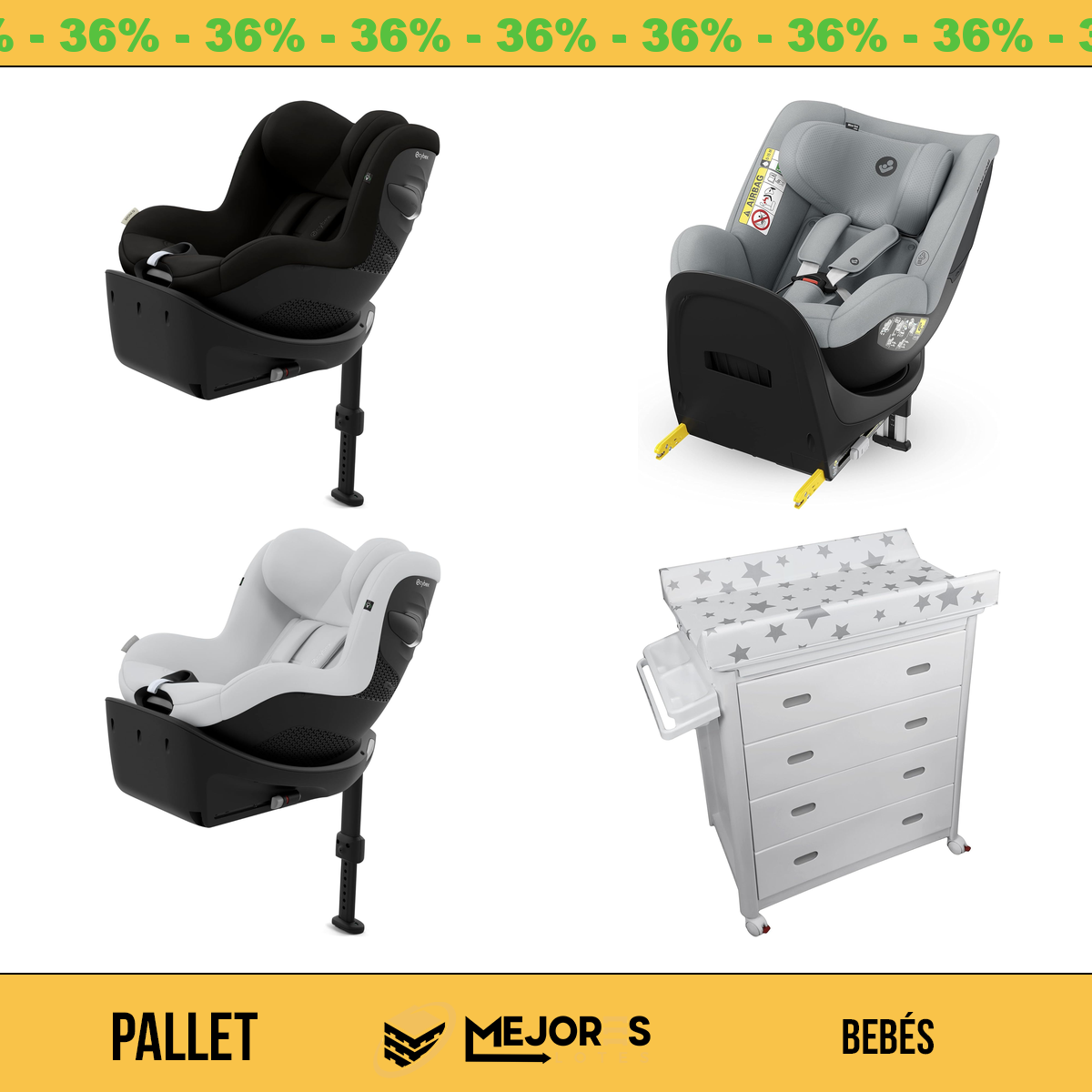 Pallet de 5 Items Sin Revisar, Bebes, Lote #10212564