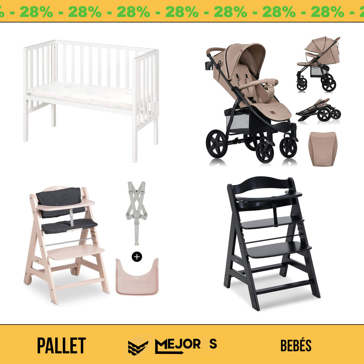 Pallet de 25 Items Sin Revisar, Bebes, Lote #10213349