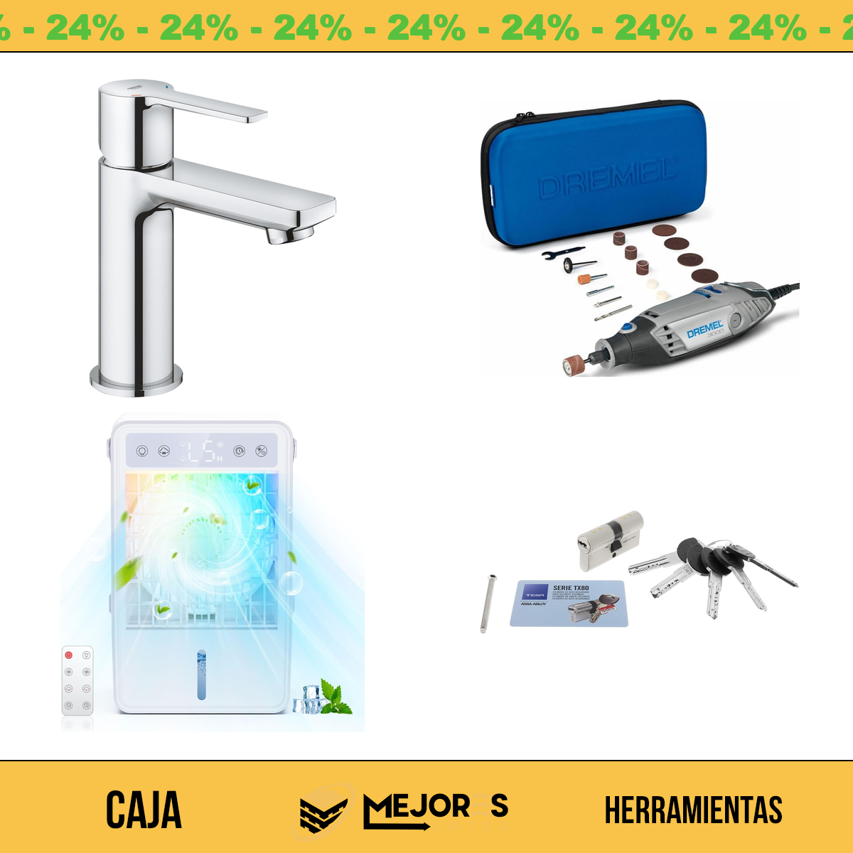 Caja de 30 Items Sin Revisar, Herramientas, Lote #spImn12o9sW