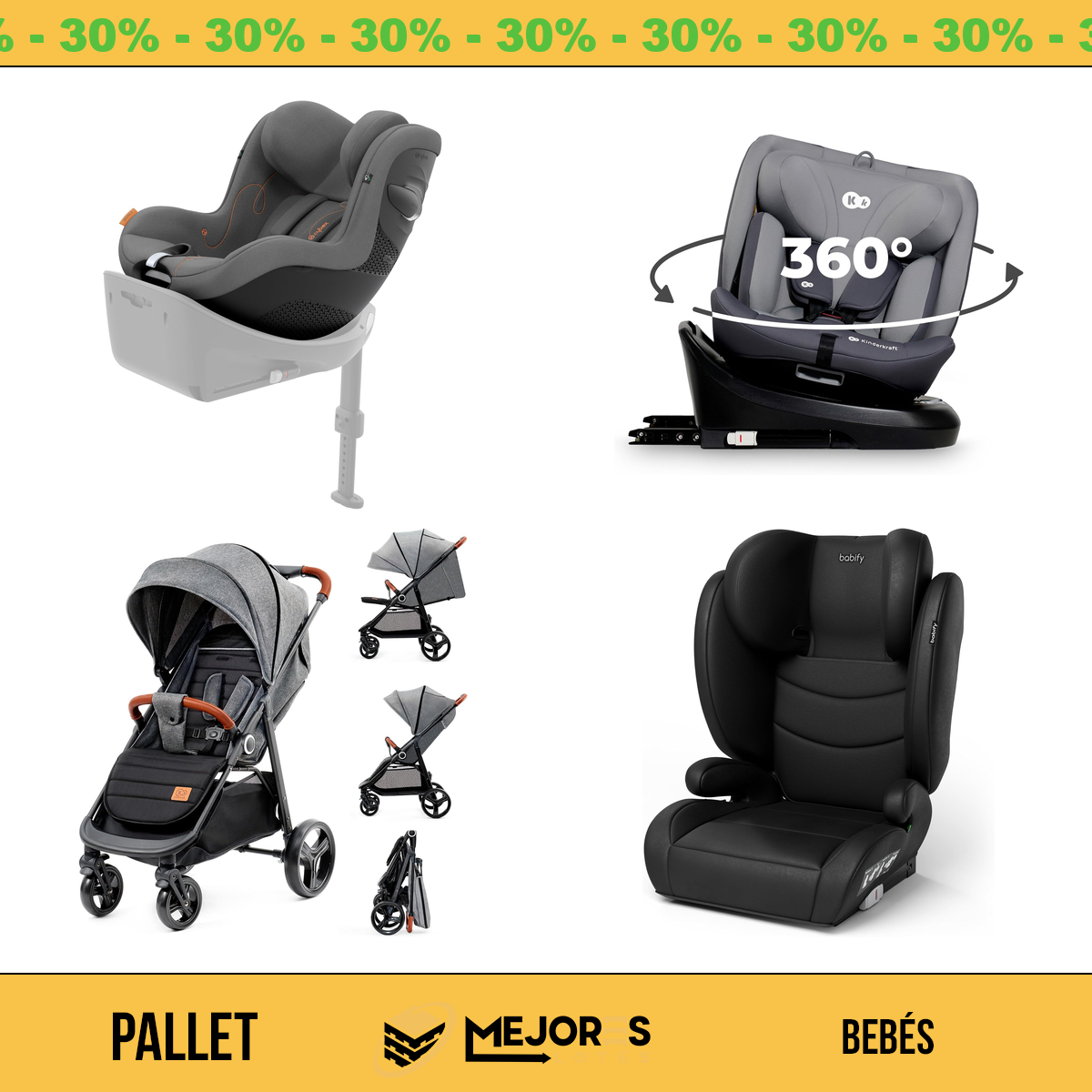 Pallet de 18 Items Sin Revisar, Bebes, Lote #10211648
