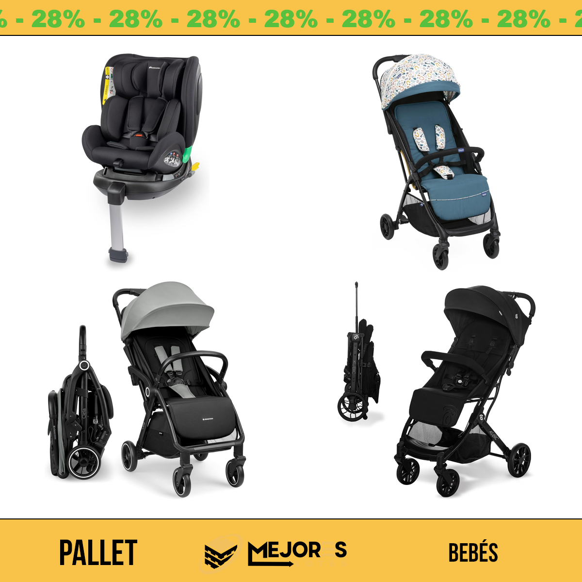 Pallet de 23 Items Sin Revisar, Bebes, Lote #10211713