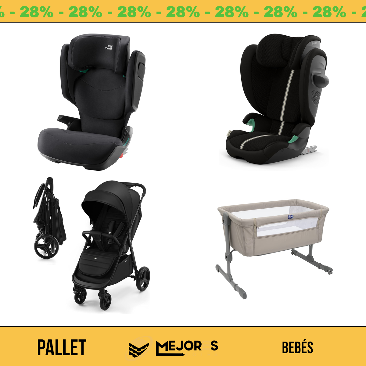 Pallet de 23 Items Sin Revisar, Bebes, Lote #10211729