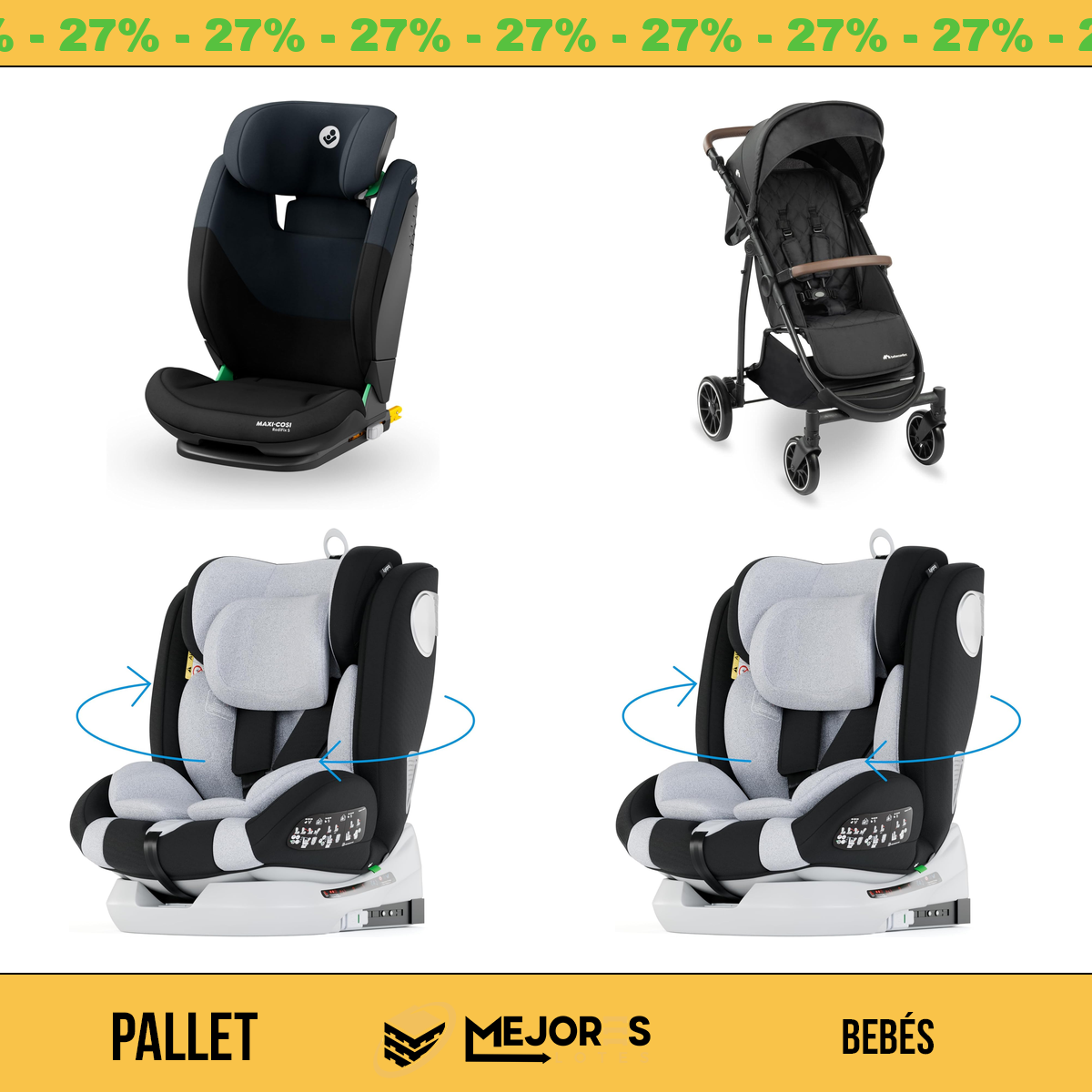Pallet de 25 Items Sin Revisar, Bebes, Lote #10211755