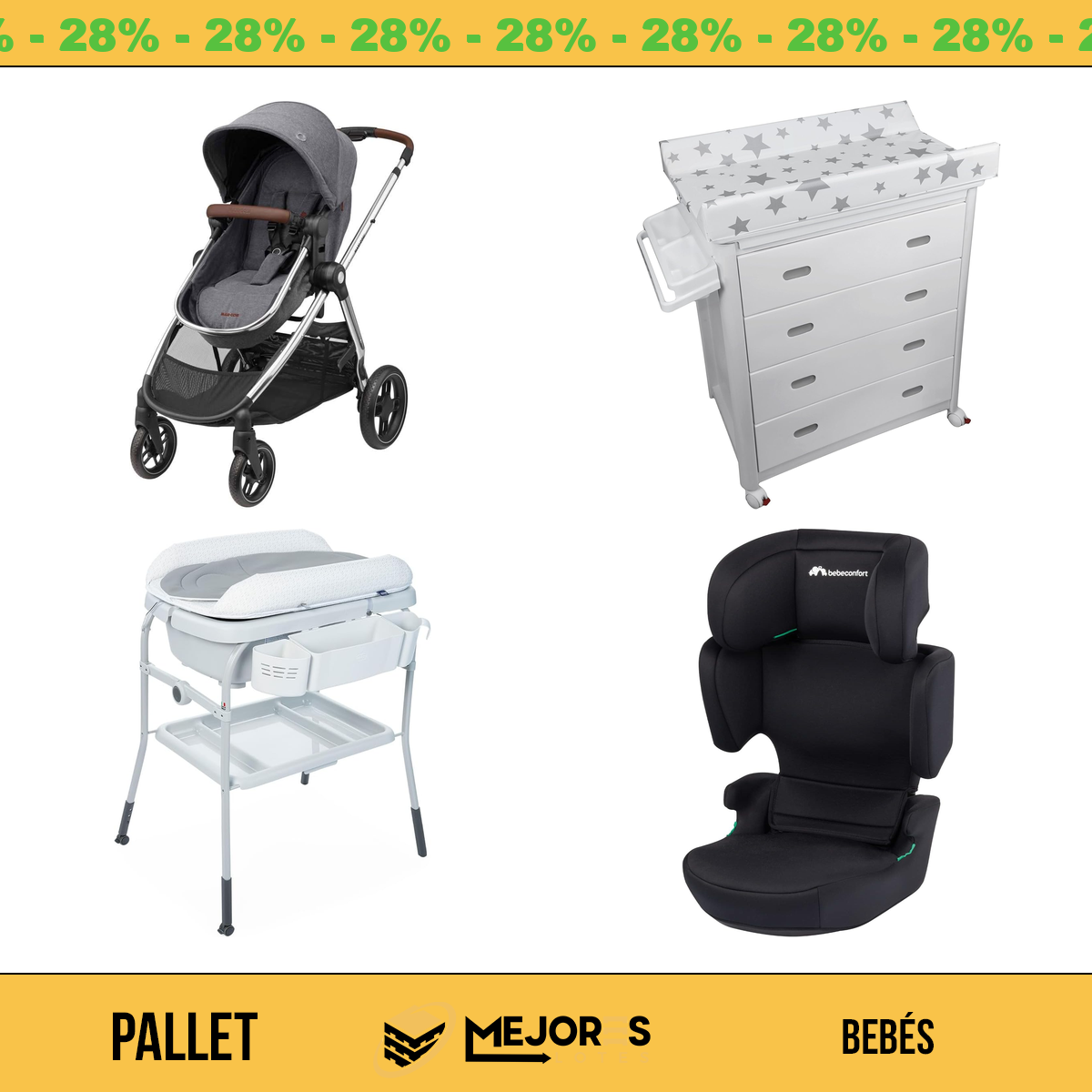 Pallet de 17 Items Sin Revisar, Bebes, Lote #ALV104