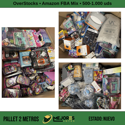 Pallet de 500-1.000 Items Nuevos, Amazon FBA Mix, Lote #S42735