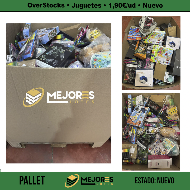 Pallet de 300 Items Nuevos, Juguetes, Lote #S42728